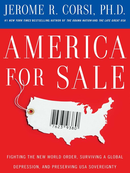 Title details for America for Sale by Jerome R. Corsi - Available
